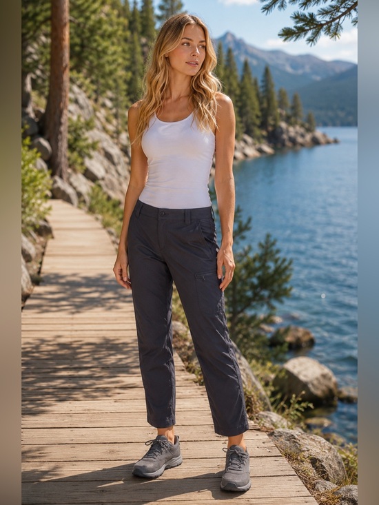 L.L. Bean Pants - L.L. Bean Gray Track Pants